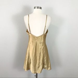 Victorias Secret medium Slip Chemise Lingerie Gold